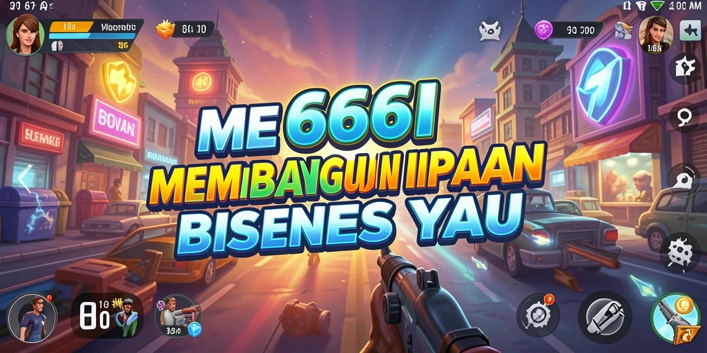 Screenshot gameplay 666I menampilkan perjalanan bisnis yang seru.