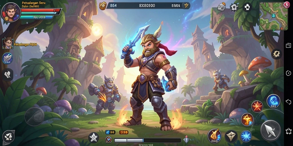 Screenshot gameplay 8364 yang menampilkan aksi RPG menarik.
