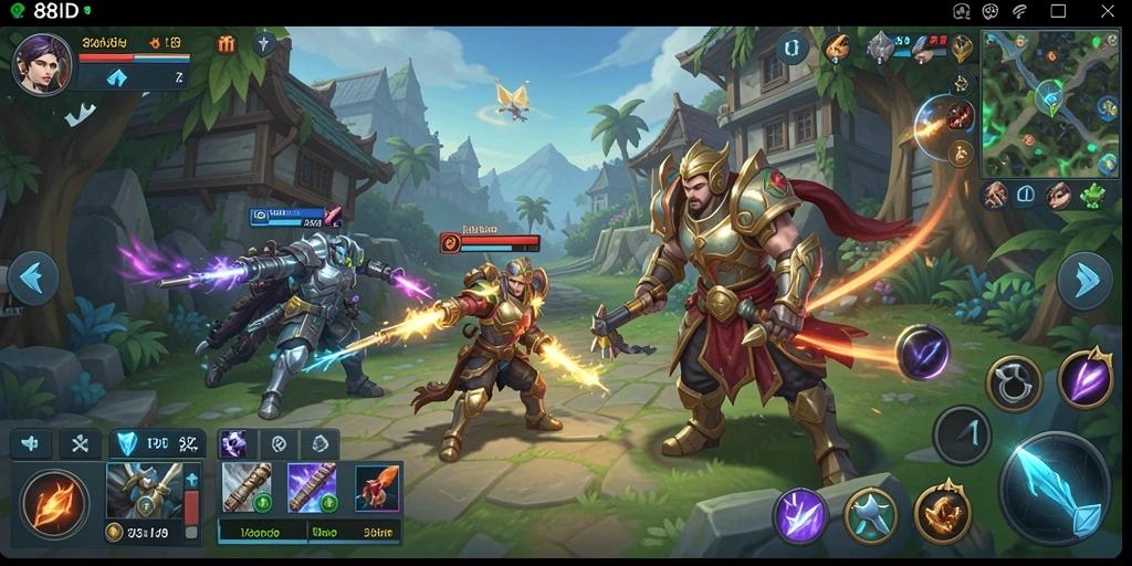 Tampilan menakjubkan dalam gameplay SLG 88ID.