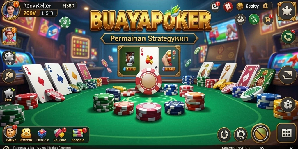 Screenshot gameplay BUAYAPOKER yang menampilkan momen-momen strategis.