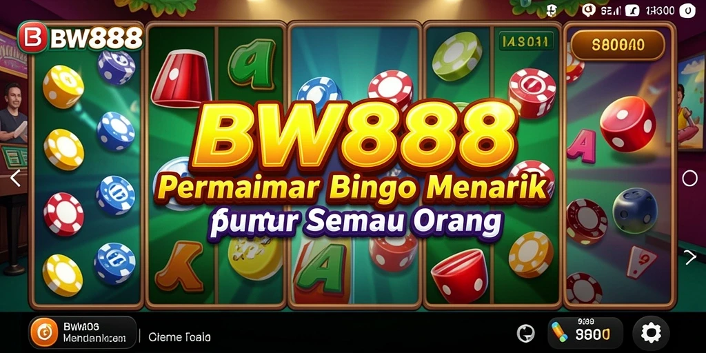 Tangkapan layar gameplay BW888 yang menampilkan suasana Bingo yang seru.