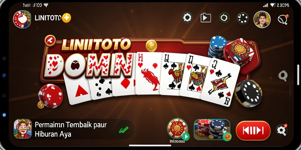 Tampilan gameplay menarik di LINITOTO dengan pemain bersaing.