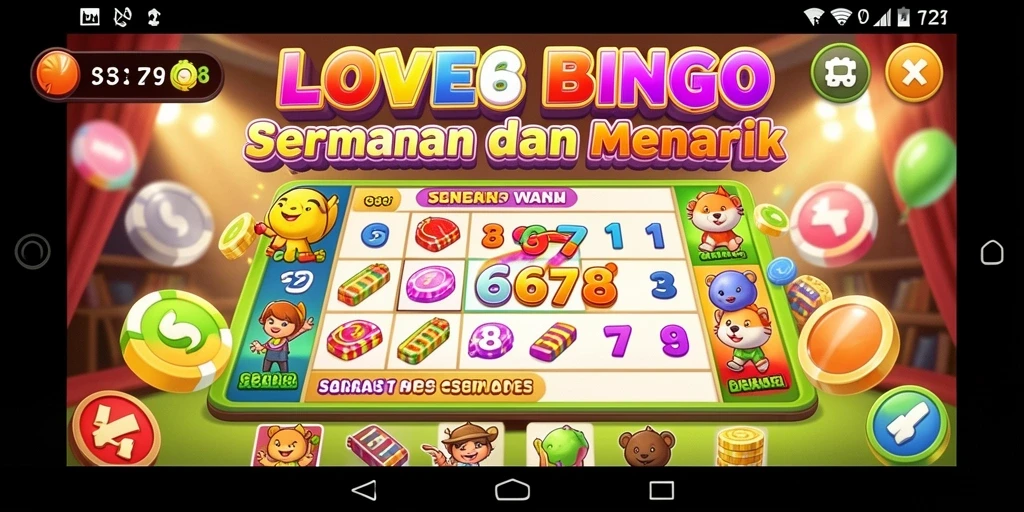 Tangkapan layar dari gameplay LOVE678 yang menampilkan suasana bingo yang seru.