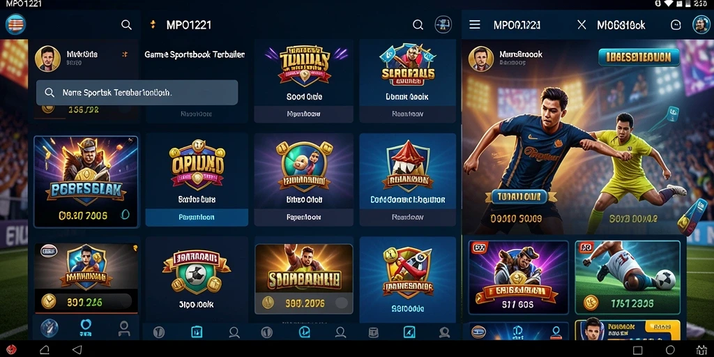 Tampilan gameplay Sportsbook MPO1221 yang menarik dan interaktif.