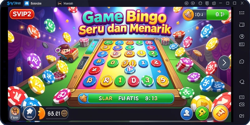 Tampilan gameplay mendebarkan dalam permainan Bingo SVIP2.